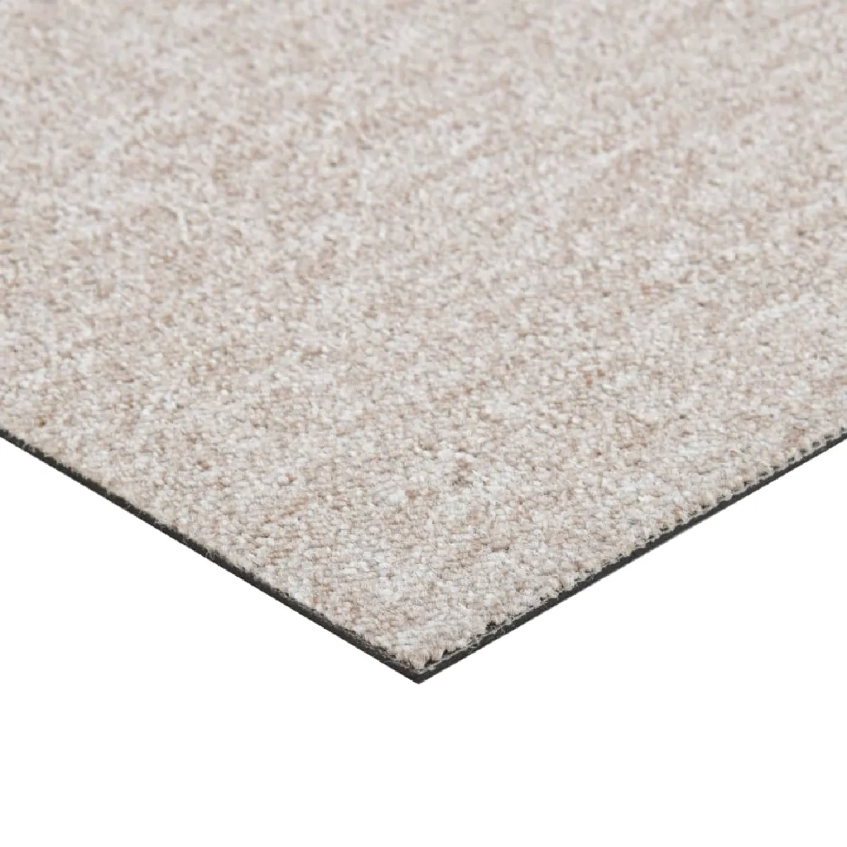 vidaXL Dalles de tapis sol 20 pcs 50x50 cm beige clair
