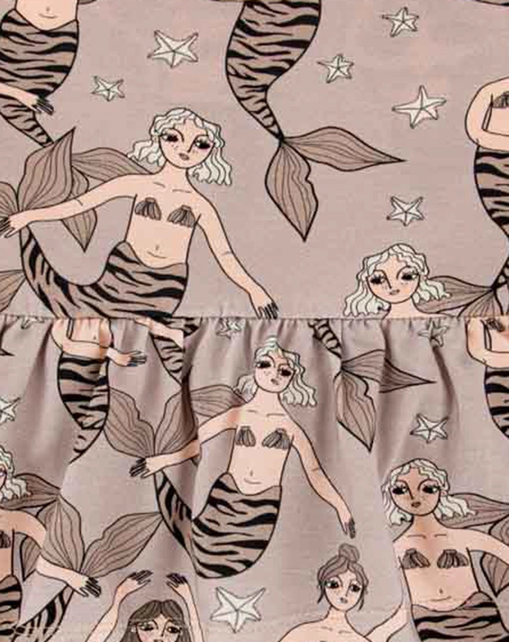 Tunikashirt MERMAID in purple-grey