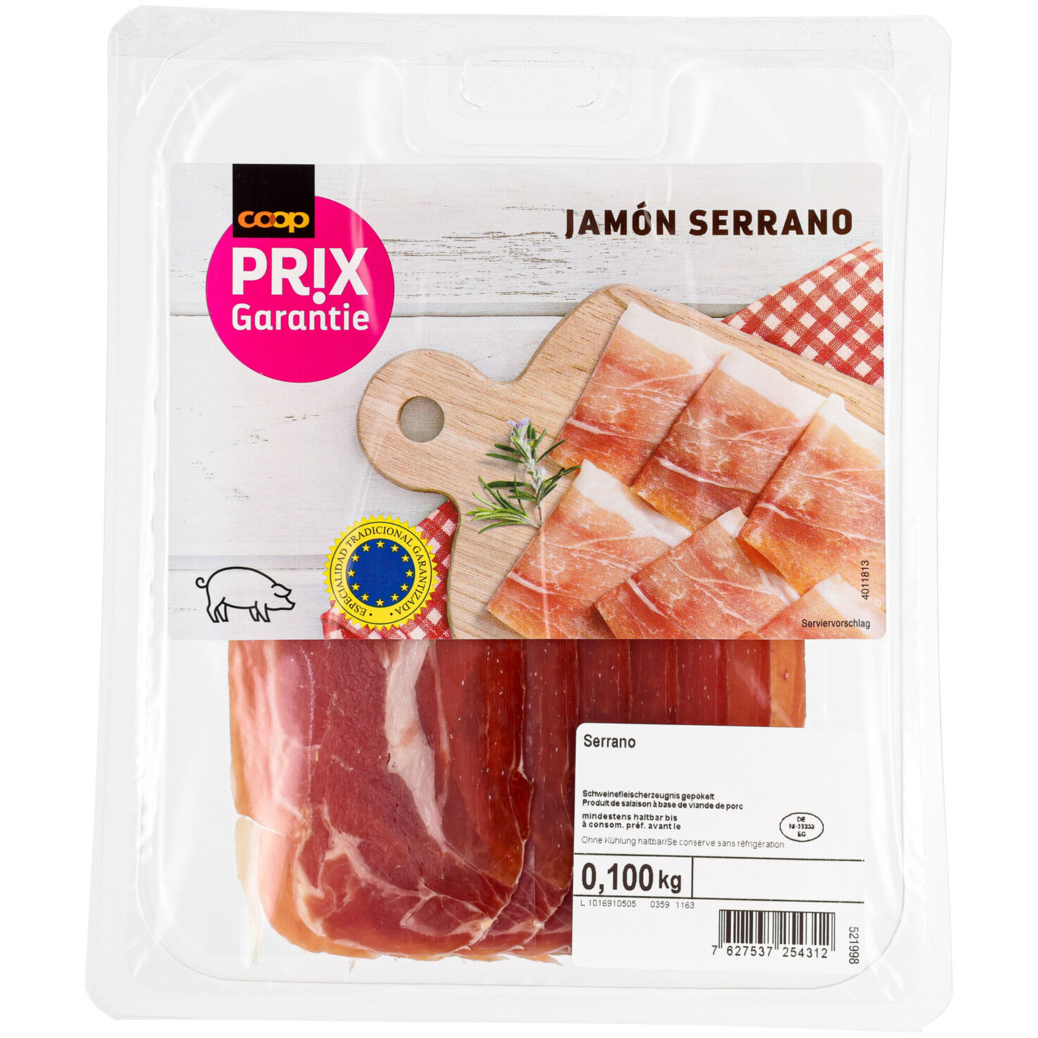 Prix Garantie Rohschinken Serrano 100g