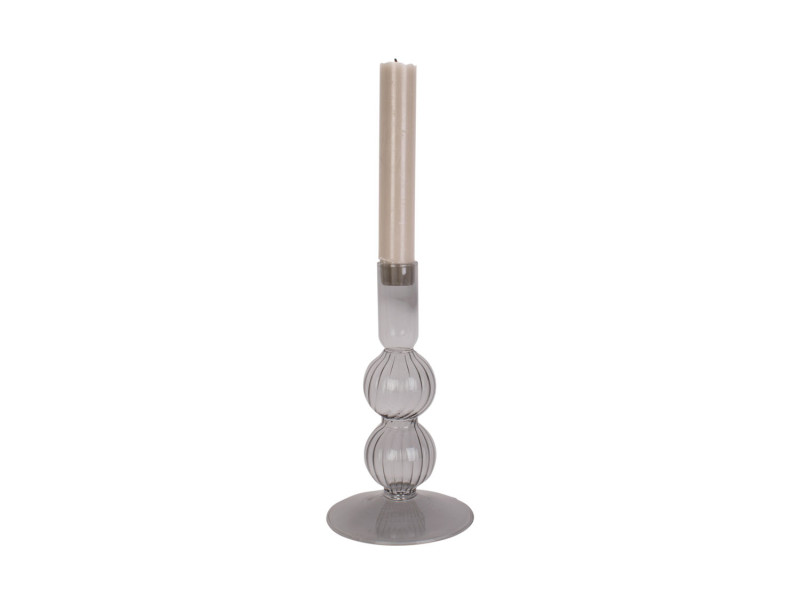 Candle Holder Swirl Bubbles