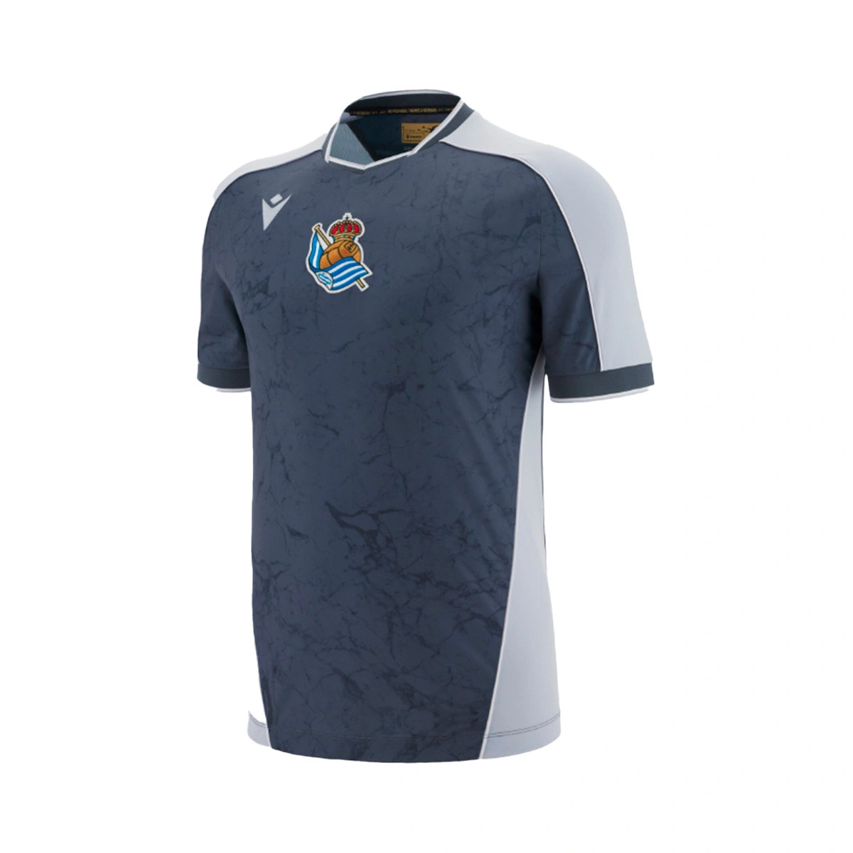 Camisola Macron Real Sociedad Segundo Equipamento 2025-2026