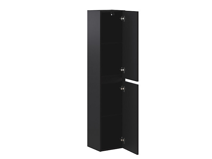 Colonne de salle de bains à suspendre anthracite mat Milo L. 30 x H.140 cm