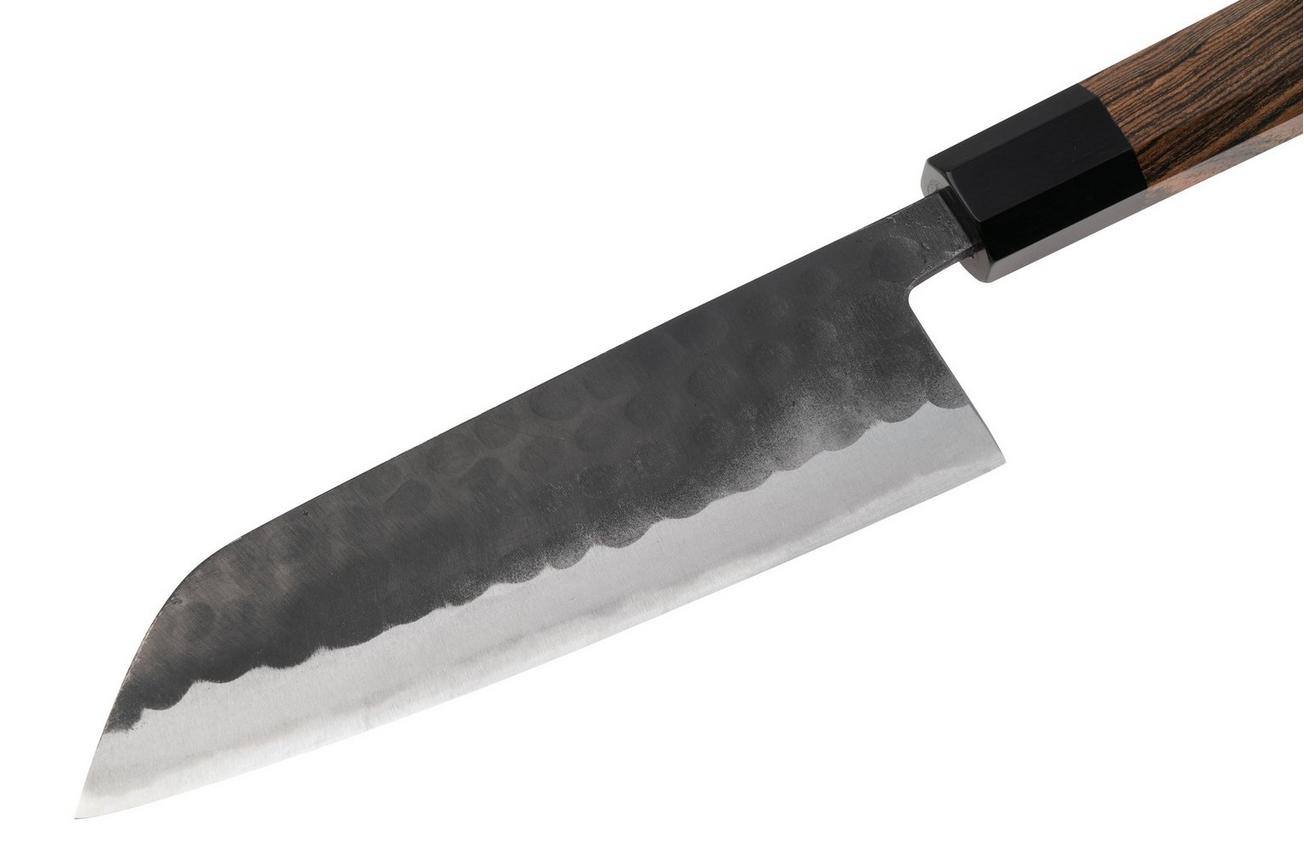 Munetoshi Black Hammer-Tone Santoku, santokumes 16.5 cm