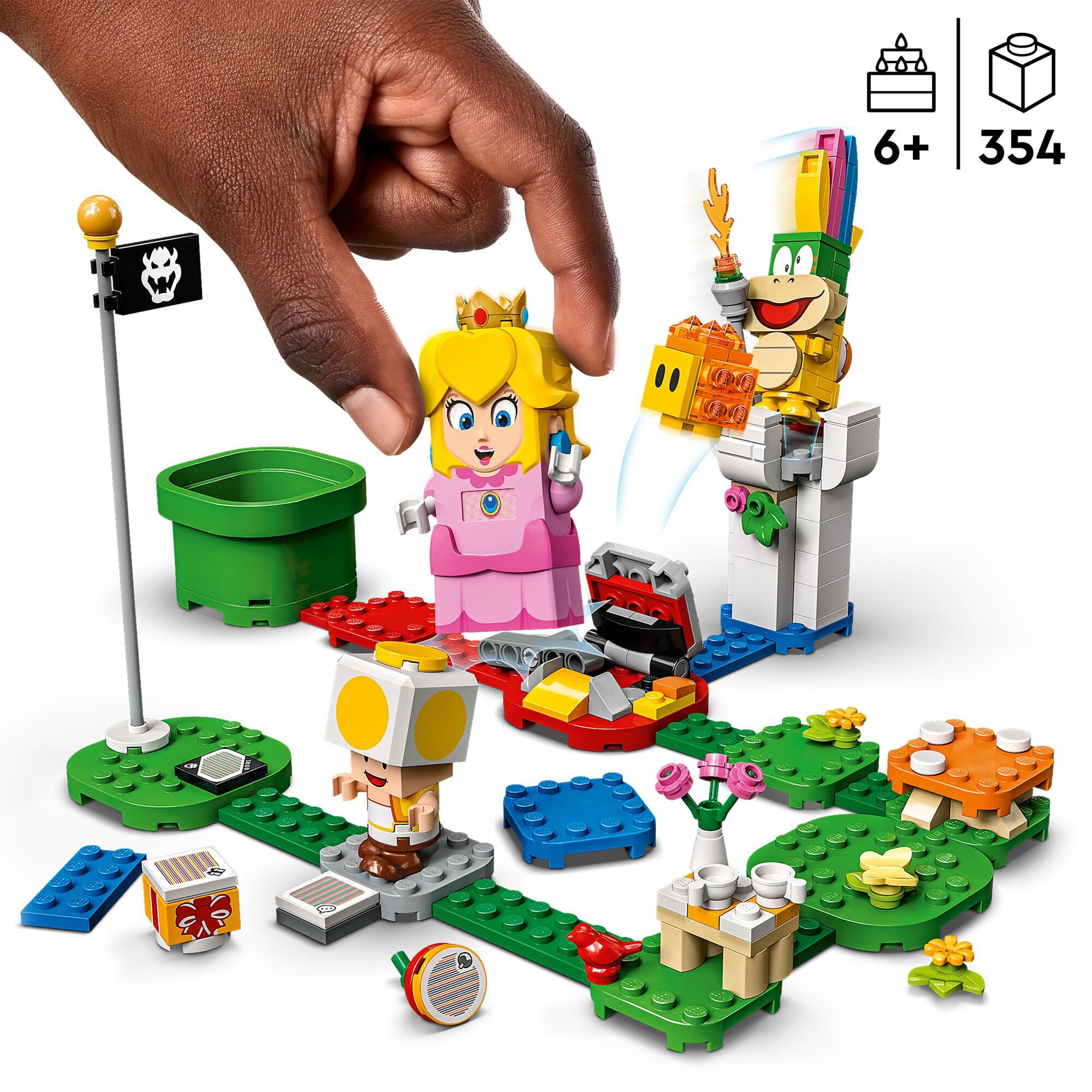 LEGO Konstruktionsspielzeug Super Mario Abenteuer mit Peach – Starterset
