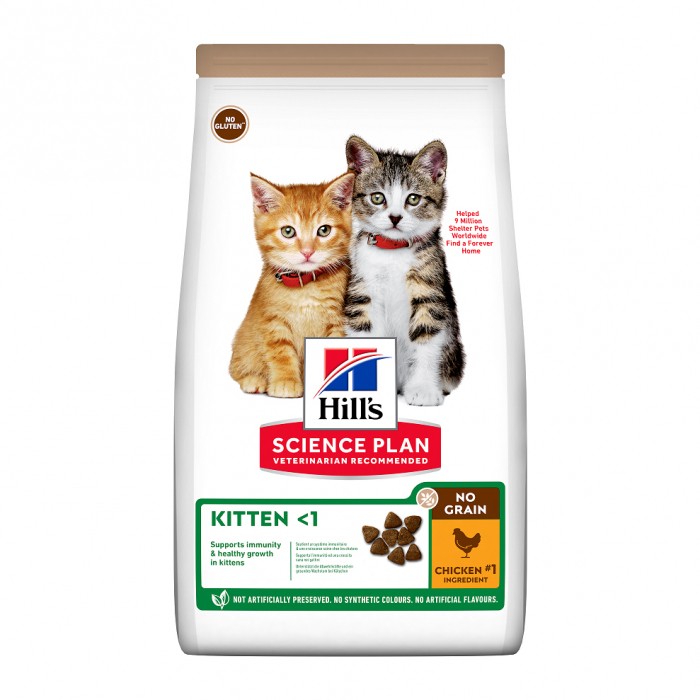 HILL'S Science Plan No Grain Kitten au Poulet - Croquettes pour chaton