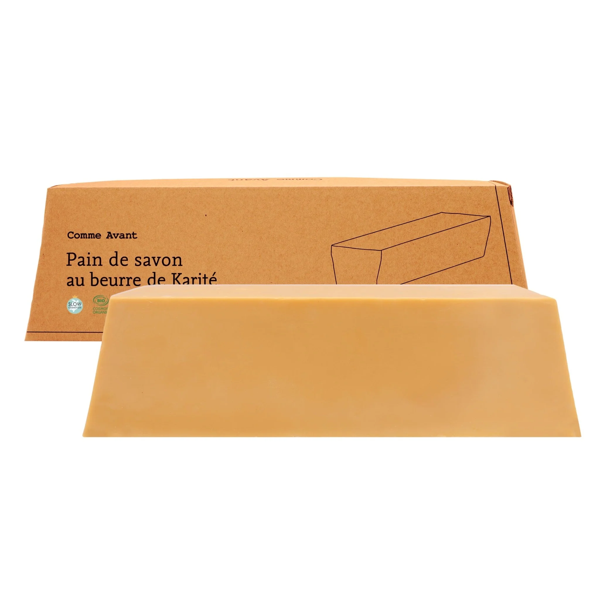 Savon au beurre de karité - Version 1 - 1 savon - 100g / Sans