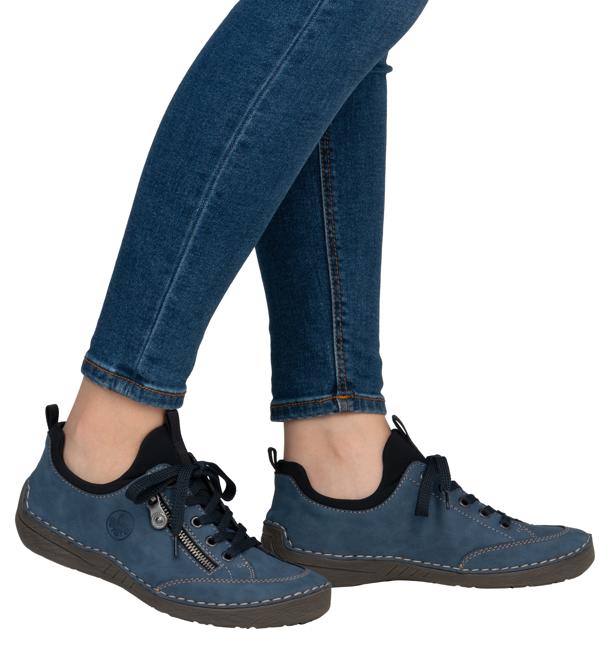 Rieker Slip-On Sneaker  , Slipper, Schlupfschuh, mit elastischem Einschlupf
