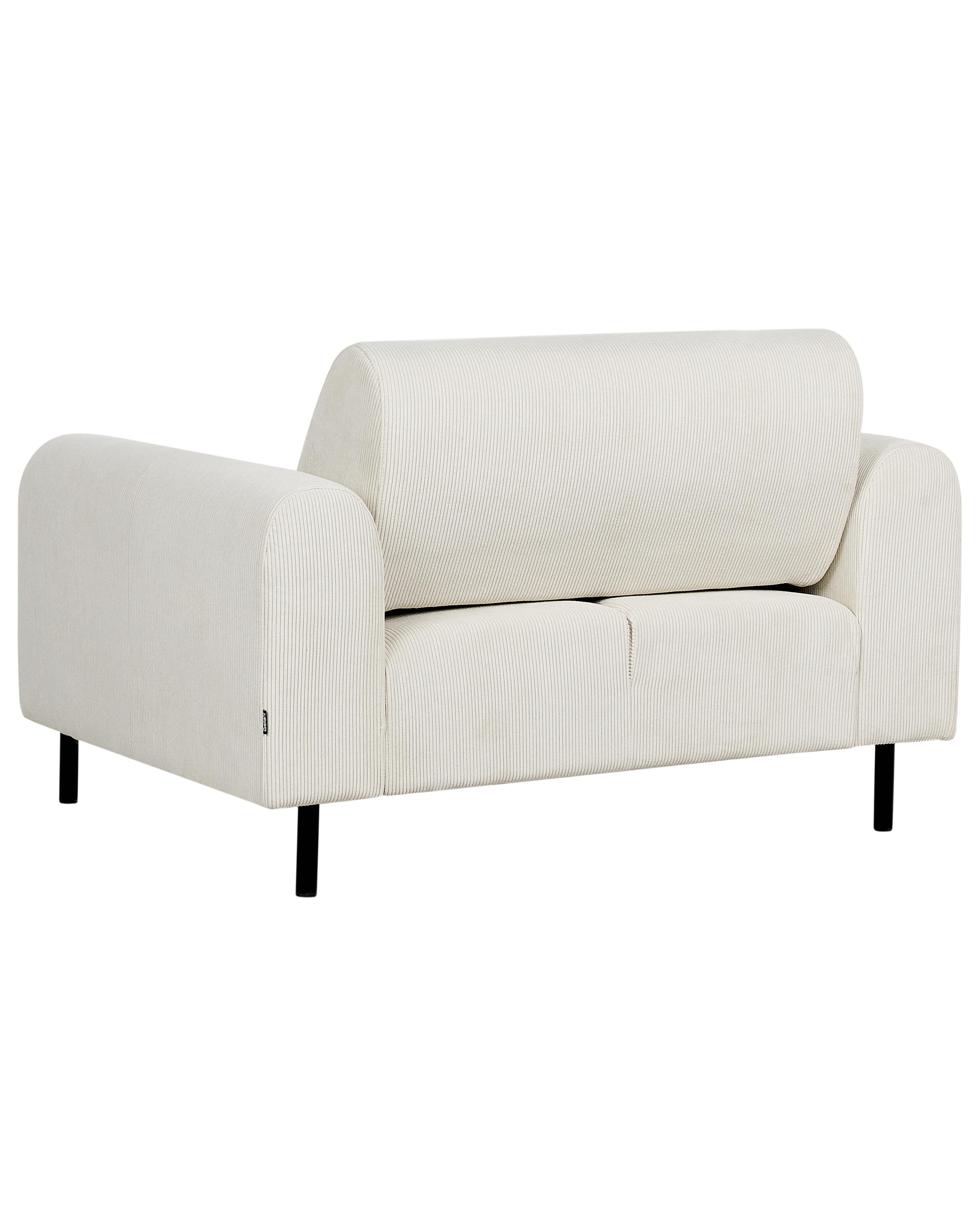Fauteuil ASKIM Corduroy Gebroken wit