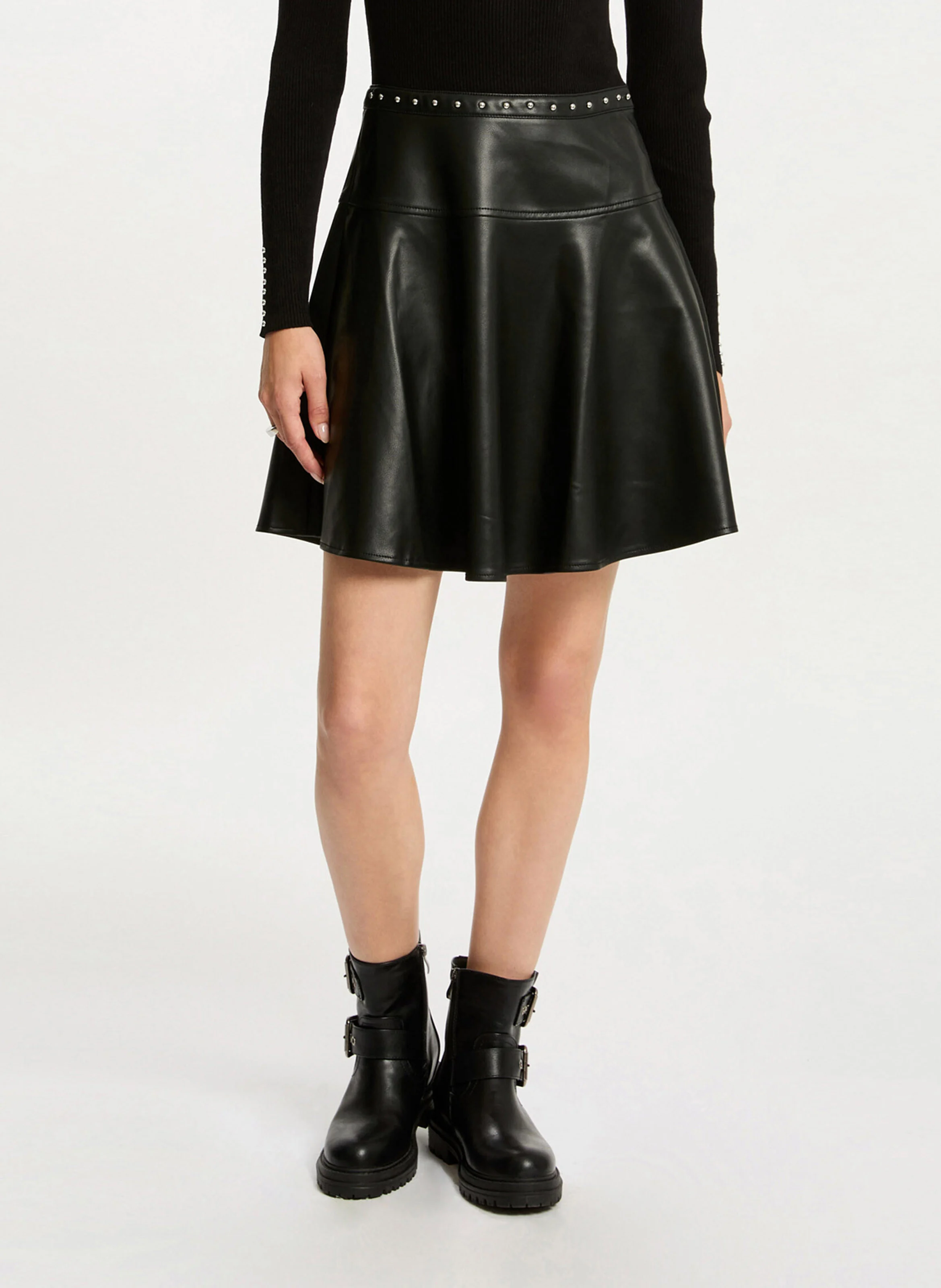 RPEPPER - Robe courte patineuse 2-en-1 | Noir