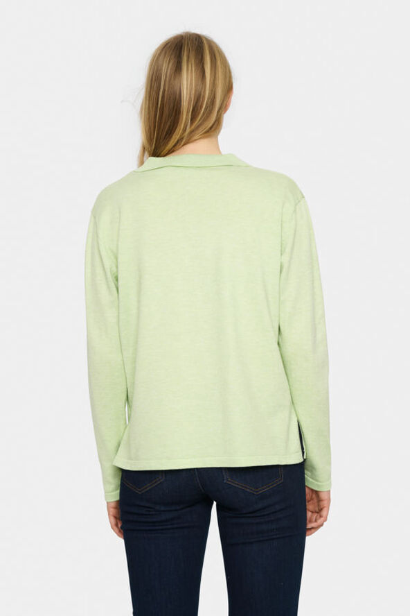 Saint Tropez MilaSZ Polo Pullover Seedling melange