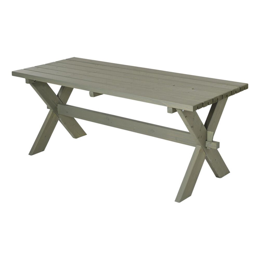 SPISEBORD PLUS NOSTALGI 177CM GRÅBRUN