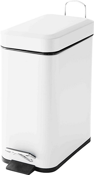 Poubelle salle de bains 5L Softclose blanc Urbain