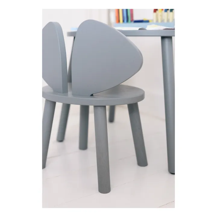 Nofred Chaise en chêne Souris | Gris