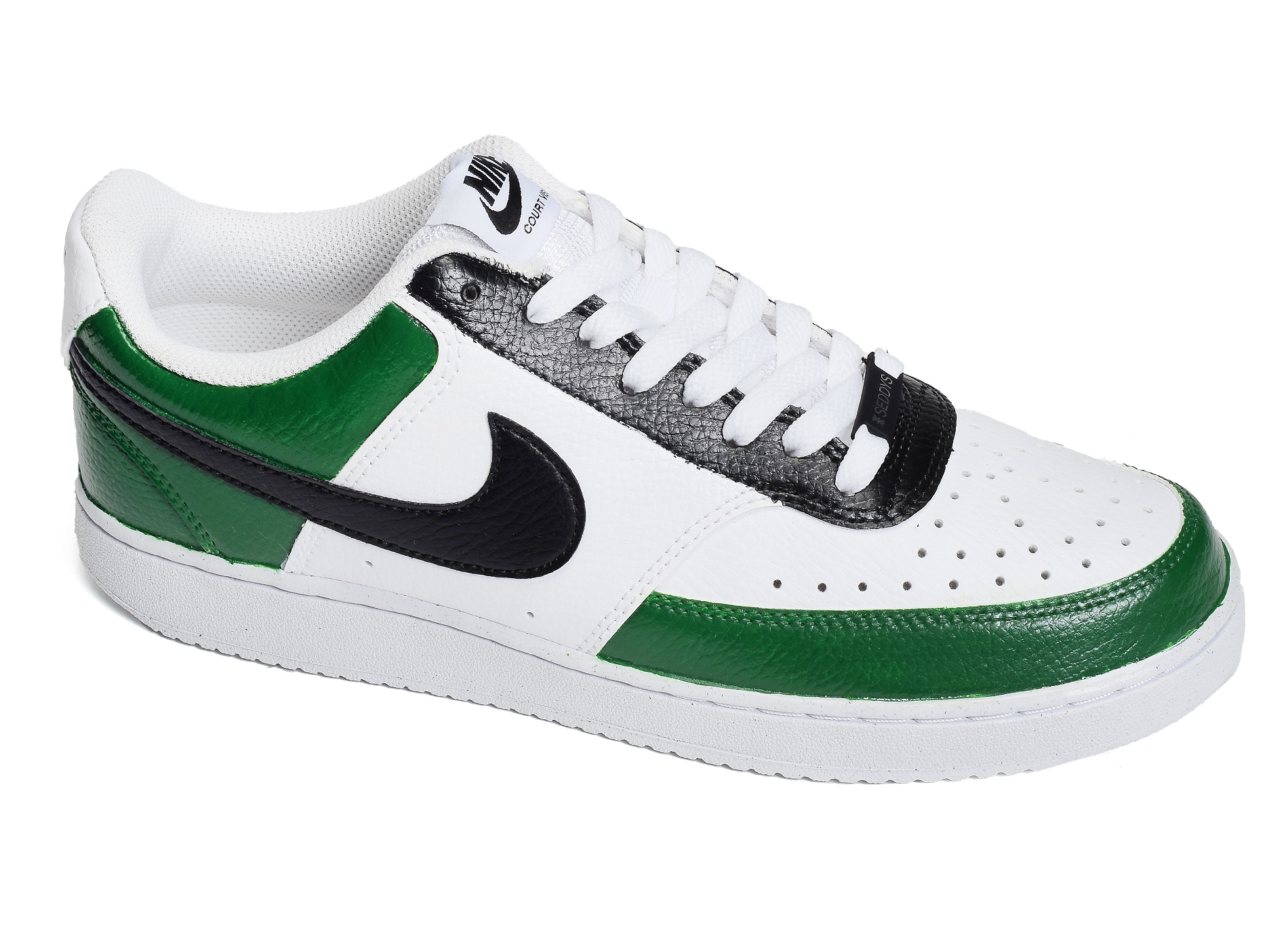 Court vision low celtics blanc vert