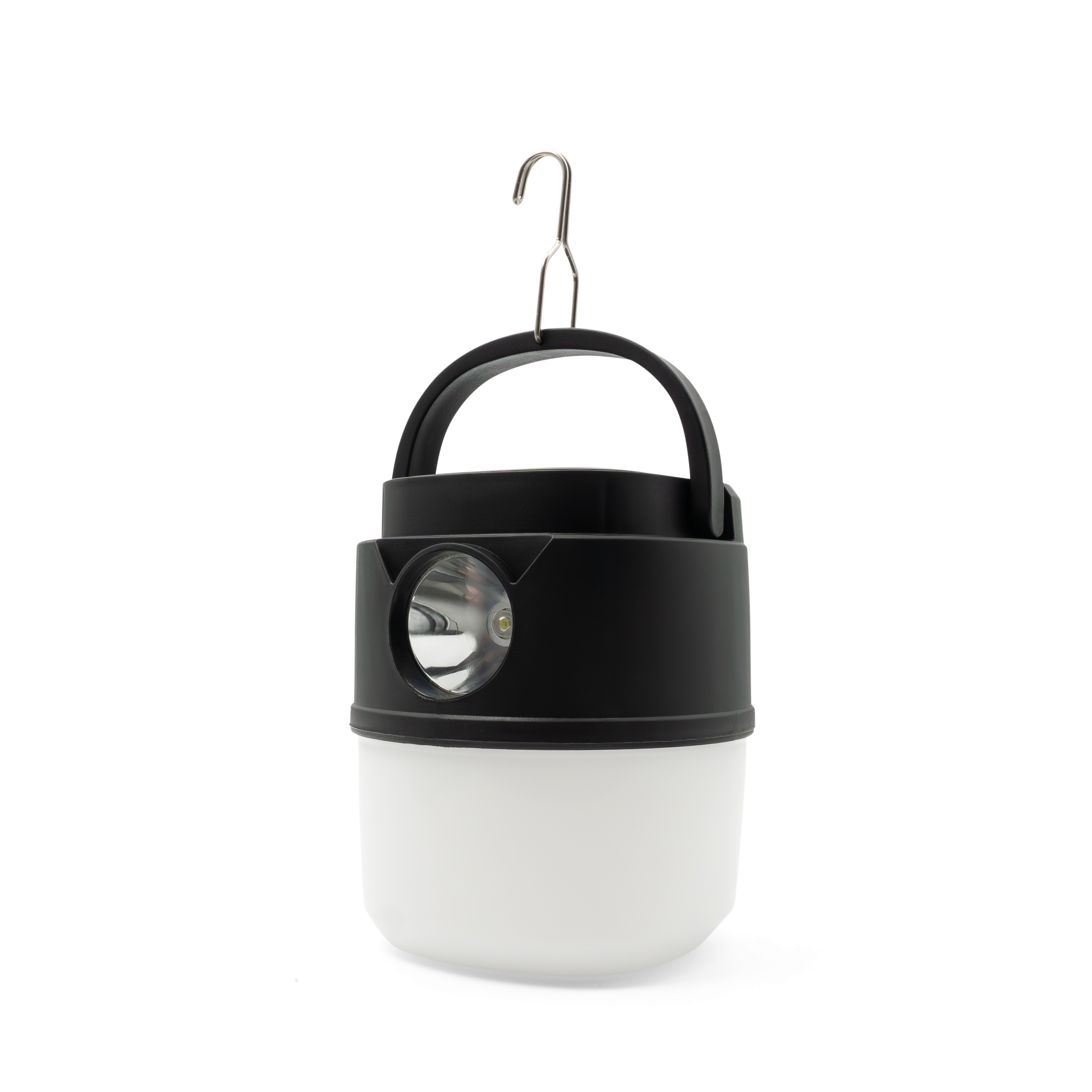 2in1 LED Outdoor Laterne USB Camping Lampe / 1200mAh USB C Powerbank Wasserfest IP65 - Kaltweiss