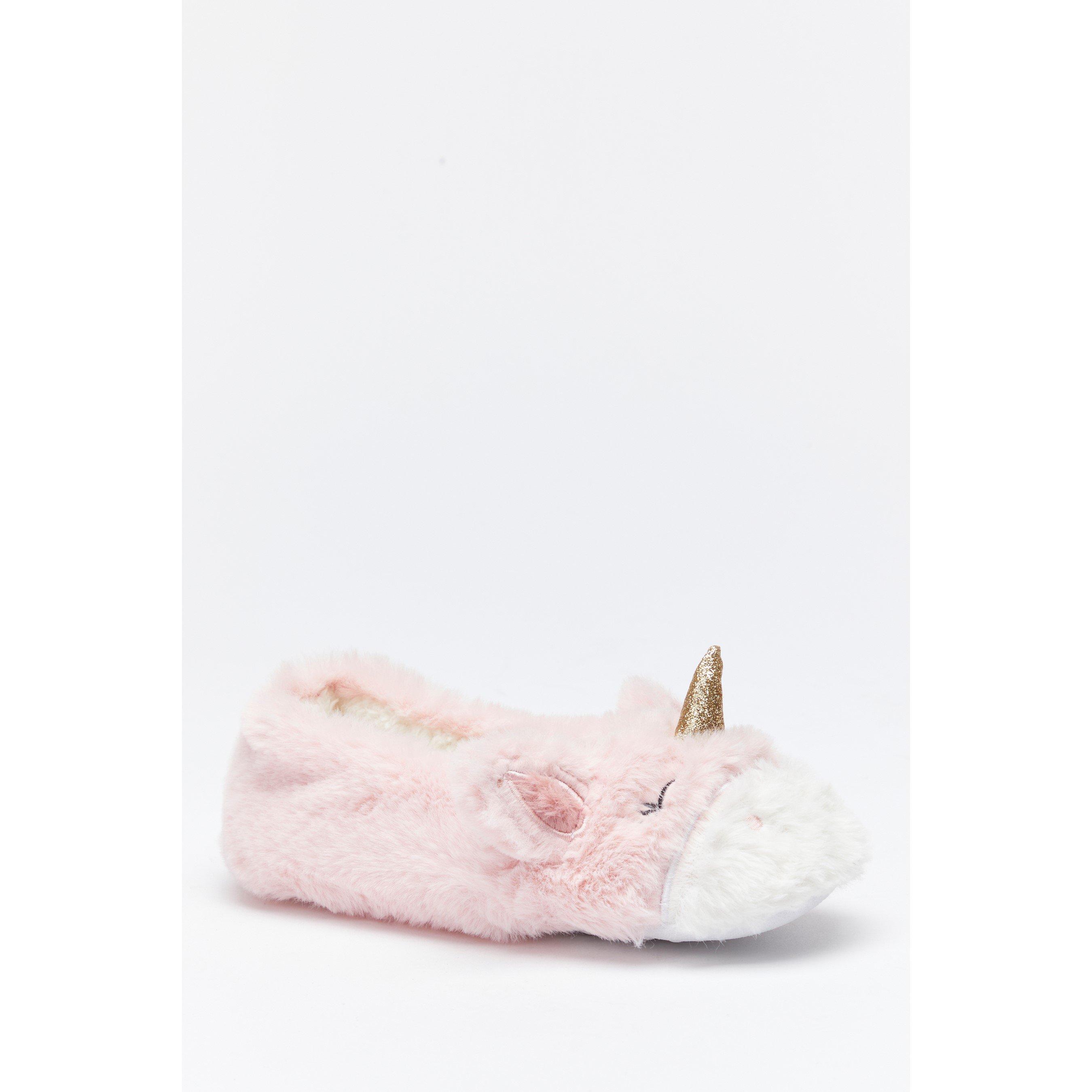 Be You Studio Girls Unicorn Slipper And Hot Water Bottle Set