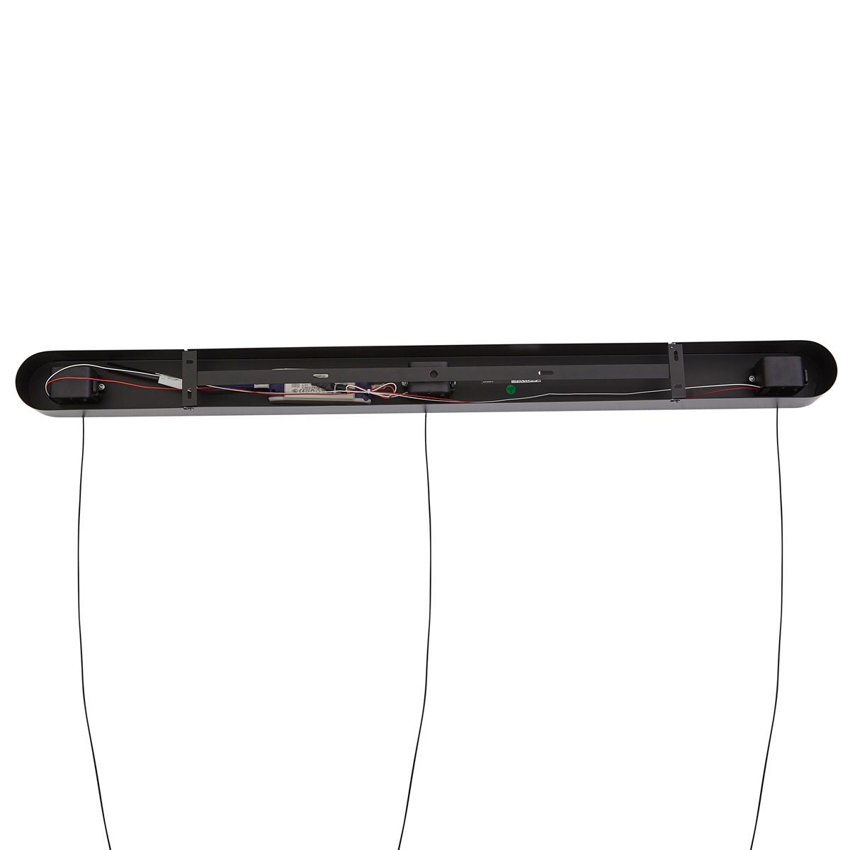 Hanglamp zwart met mokka incl. LED 3-staps dimbaar 3-lichts easylift - Witch
