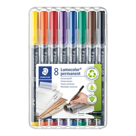 STAEDTLER® Lumocolor® permanent pen 313 Universalstift S, 8 Stück