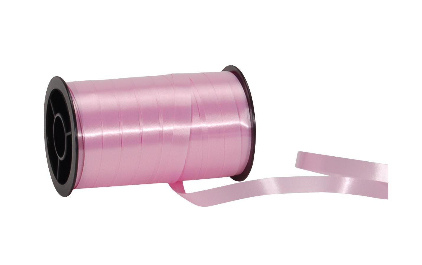 Geschenkband Poly Glatt 7 mm x 20 m, RosaKräuselband für Geschenke