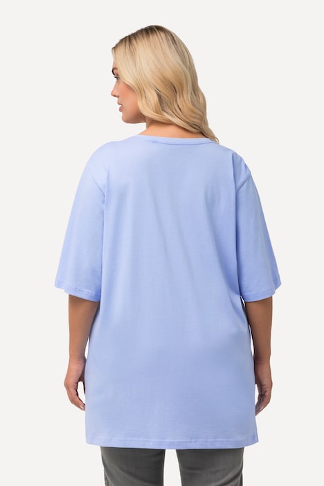 T-Shirt, V-Ausschnitt, Relaxed, Halbarm