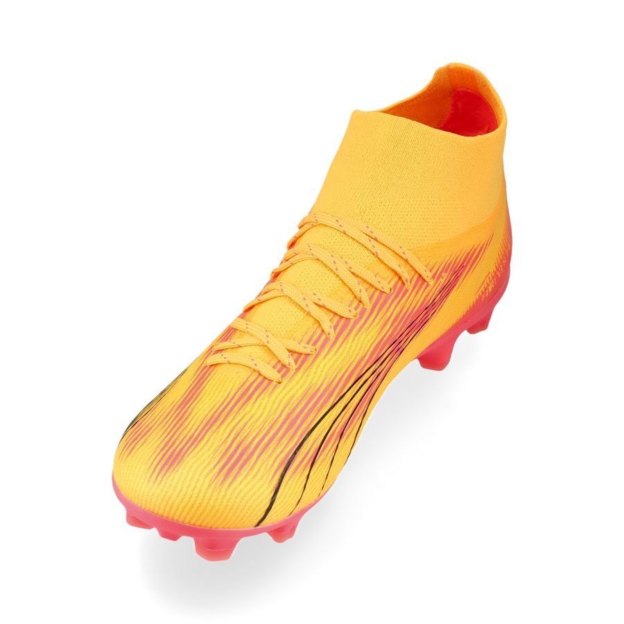 PUMA Ultra Pro FG/AG Forever Faster - Sun Stream/Noir/Crépuscule Enfant
