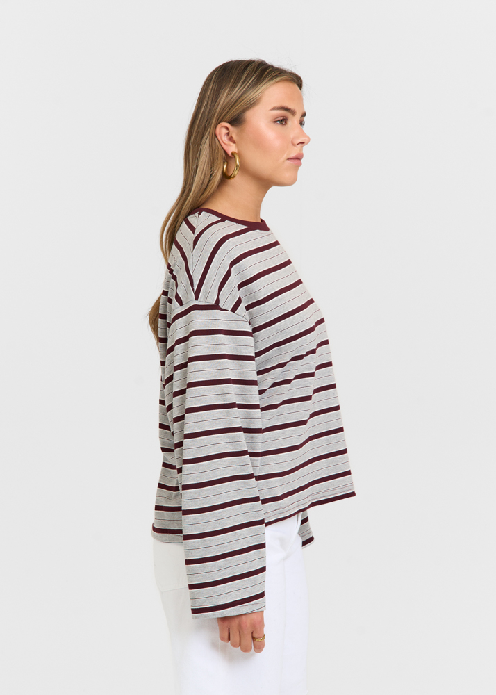 Lyssa t-shirt lichtgrijs