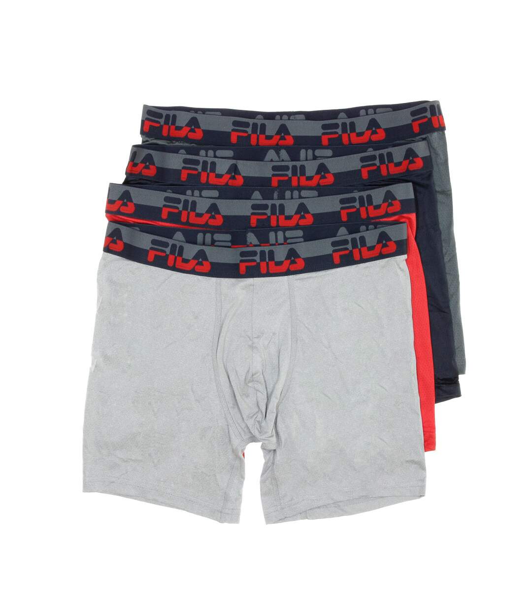 X4 Boxers Gris/Rouge Homme Fila Brief