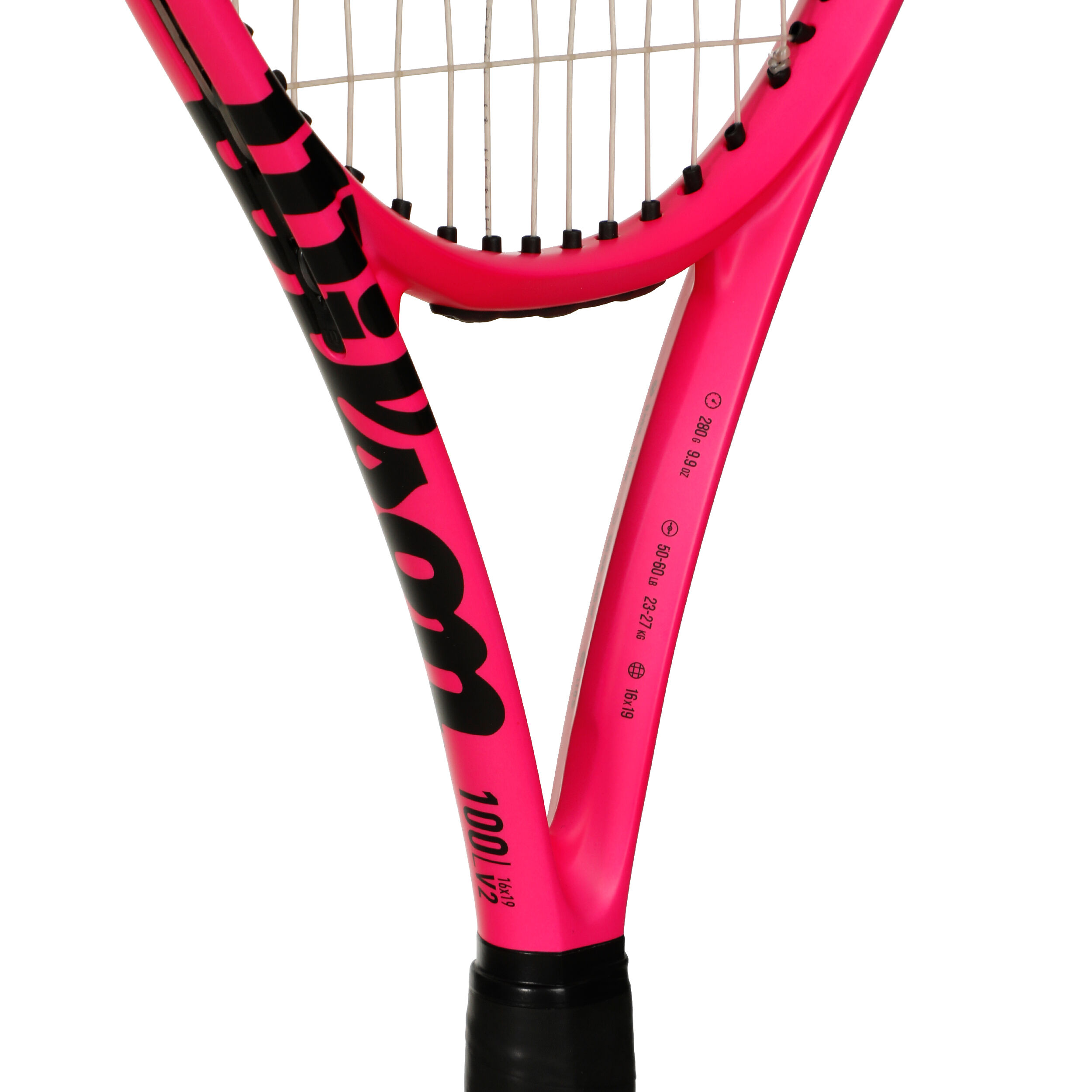 Wilson Clash 100L V2.0 Bright Neon Pink Raquette De Compétition
