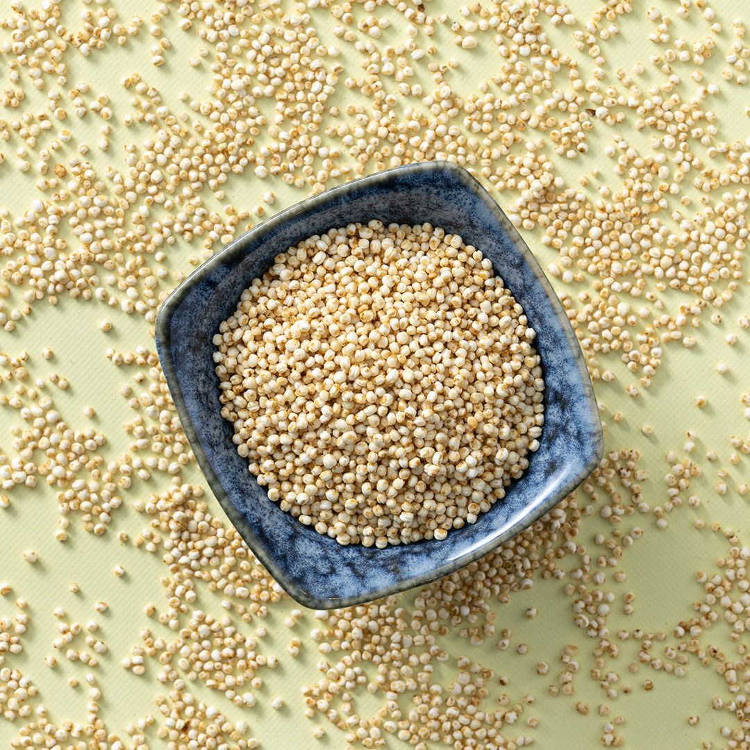 Quinoa gepoft (bio)