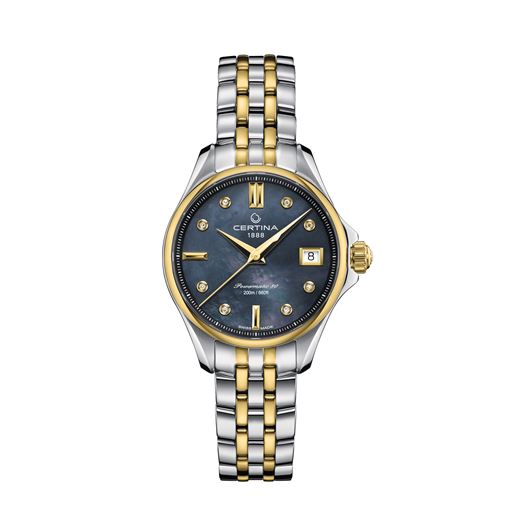 Certina DS Action Lady Powermatic 80 C032.207.22.126.00 Dameur, Bi-Colour/Dark, 34,5 mm