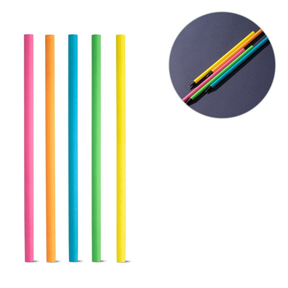 hi!dea 91731 - Crayon de bois fluorescent HB