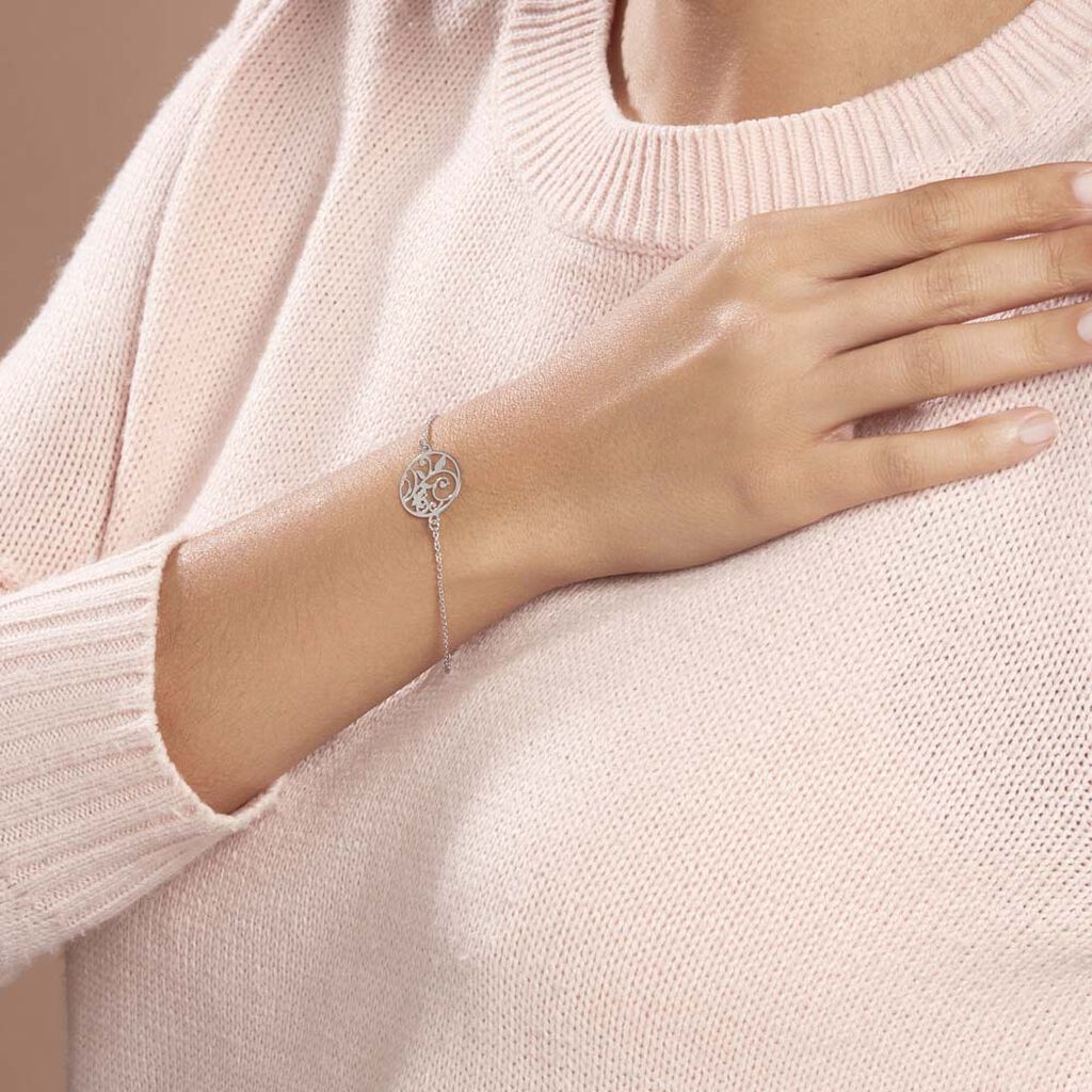 Bracelet Hita Argent Blanc