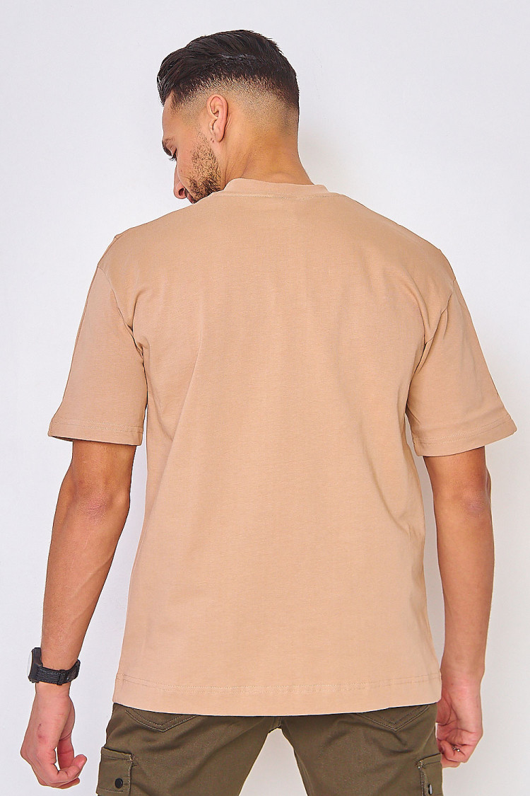 T-shirt beige uni