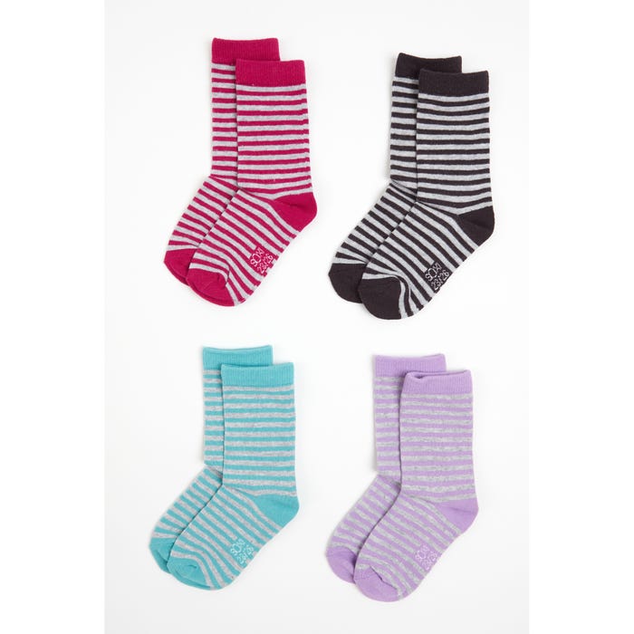 sOxi-Kids 4-pack gestreepte sokken - Soxi