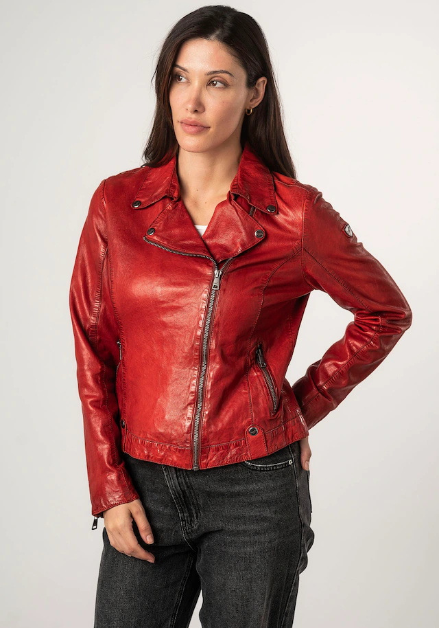 Mauritius Lederjacke »MWFayola« mit Umlegekragen