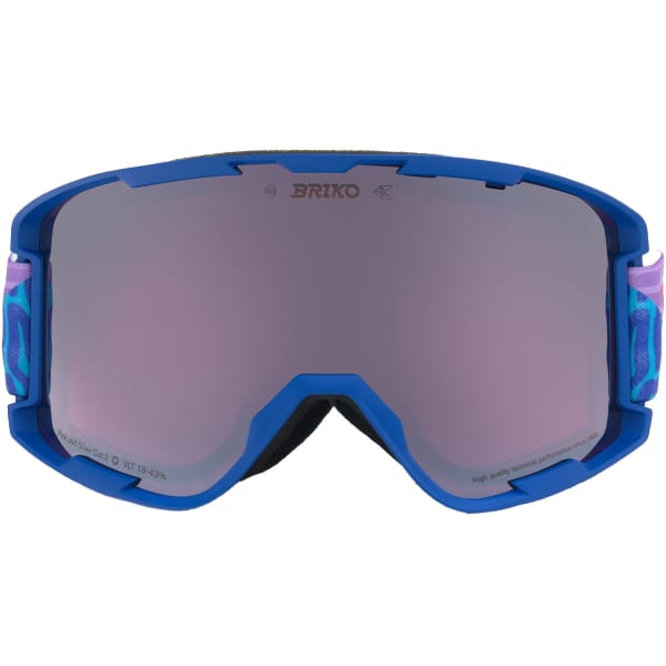 Masque de ski BRIKO MARLO BLUE FANTASY STEEL