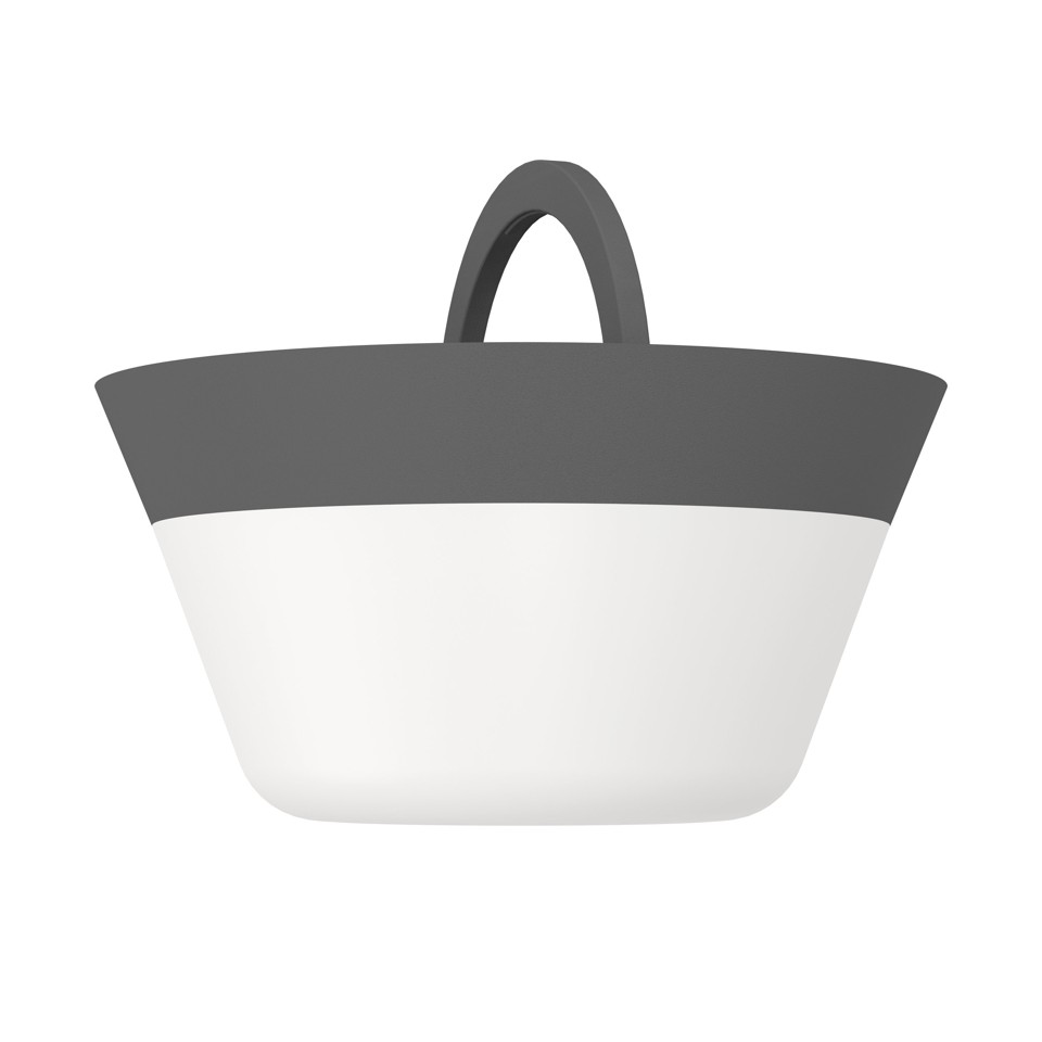 EGLO - MEGGIANO BORDLAMPE - GRÅ/HVID