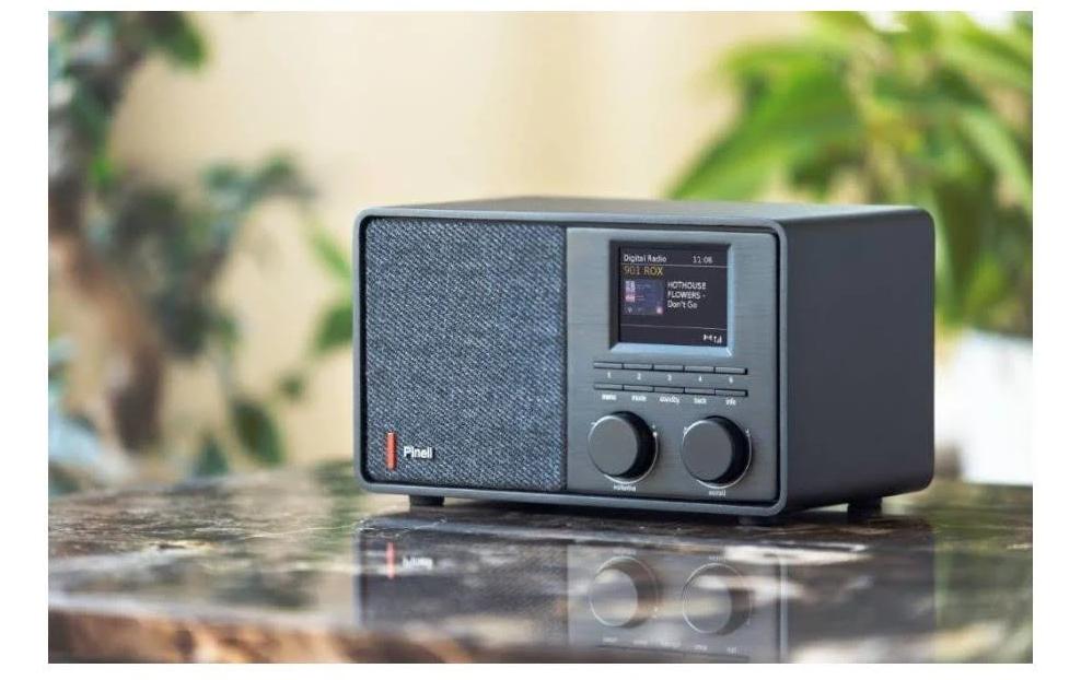 DAB+ Radio Supersound 201 W Schwarz<br>Digitalradio mit DAB+, FM, Internetradio, Bluetooth 5.0 und Spotify Connect