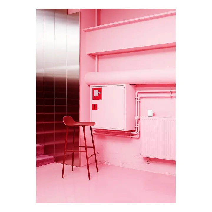 Normann Copenhagen Tabouret Form en chêne | Noir