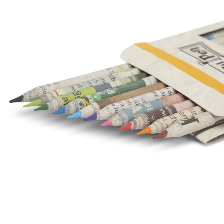 New Pen Buntstifte Erasable Recycling, Set