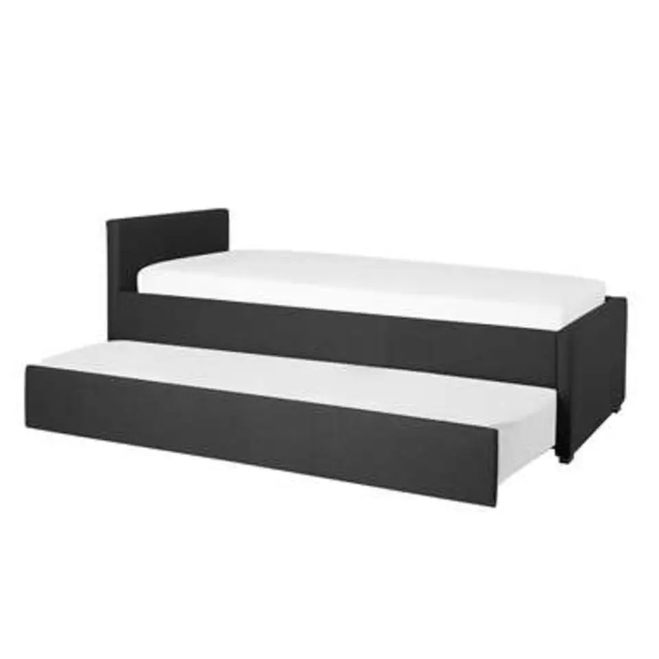 MARMANDE - Onderschuifbed - Grijs - 80 x 200 cm - Polyester
