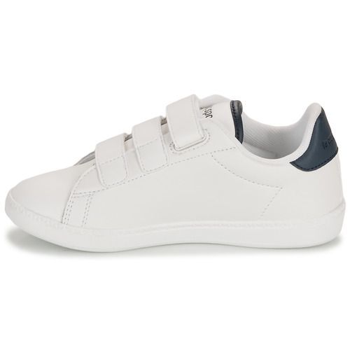 Le Coq Sportif - COURTSET_2 KIDS - Blanc / Marine