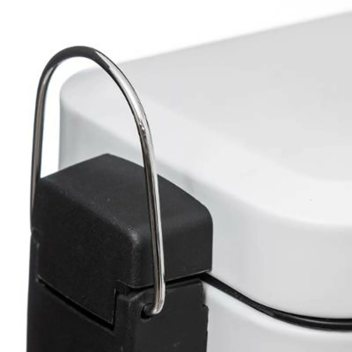 Poubelle Salle de Bain Rectangle 5L - Blanc
