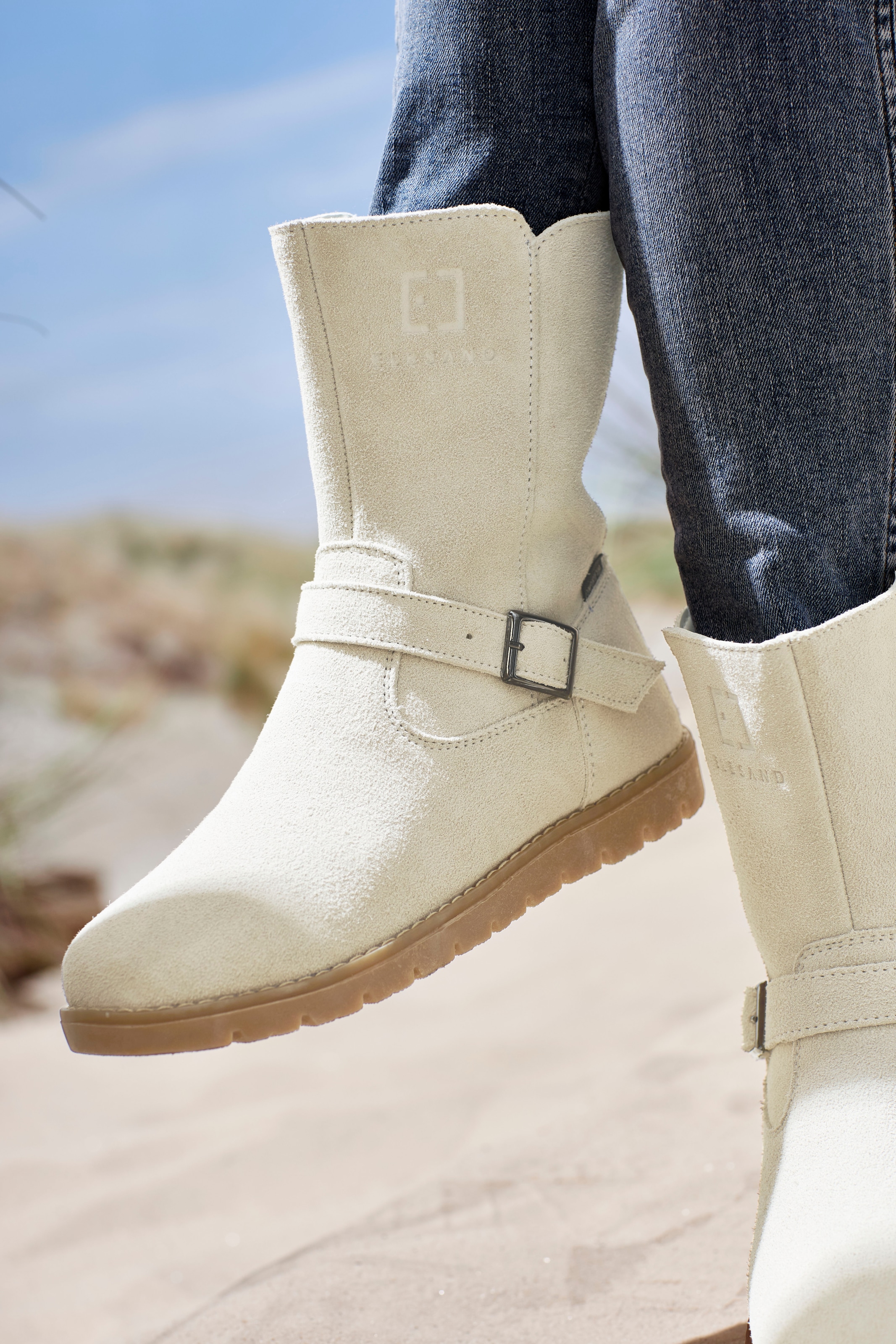 Elbsand Winterstiefel  Boots,Winterstiefelette,Leder, wind- & wasserabweisende Tex-Membran