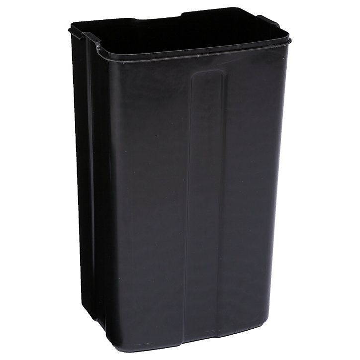 Poubelle à pédale rectangle Auriane 5Five 30L noir