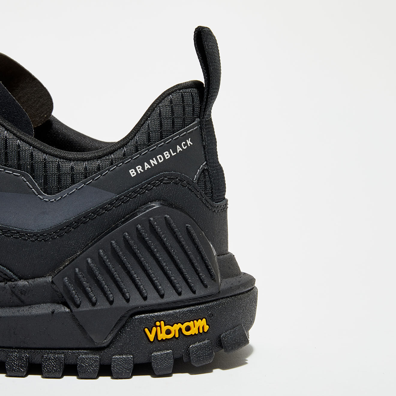 Brand Black Sneakers en Cuir & Textile Sierra noires