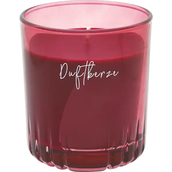 1-Docht Duftglas Kristall pink