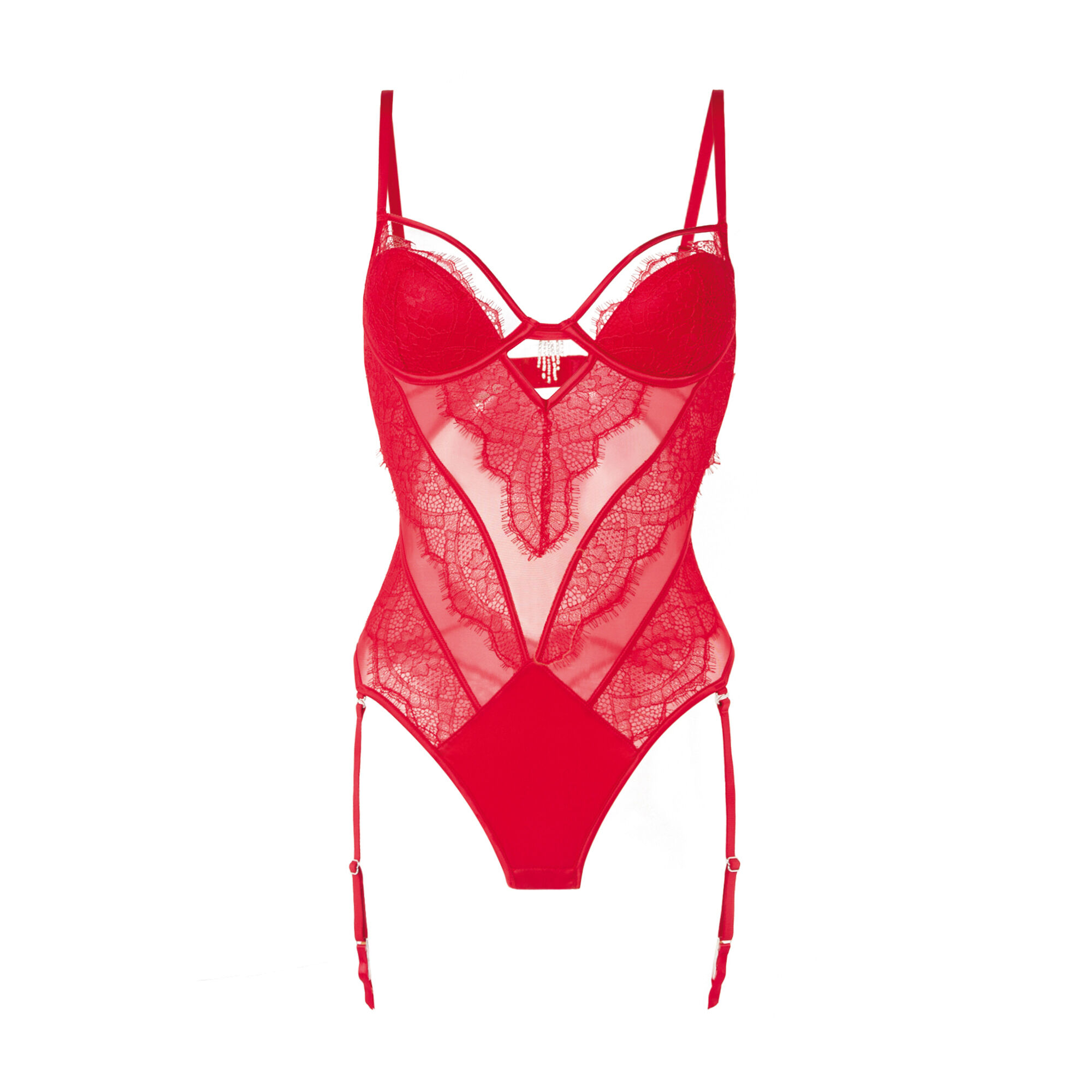 Body push-up en dentelle