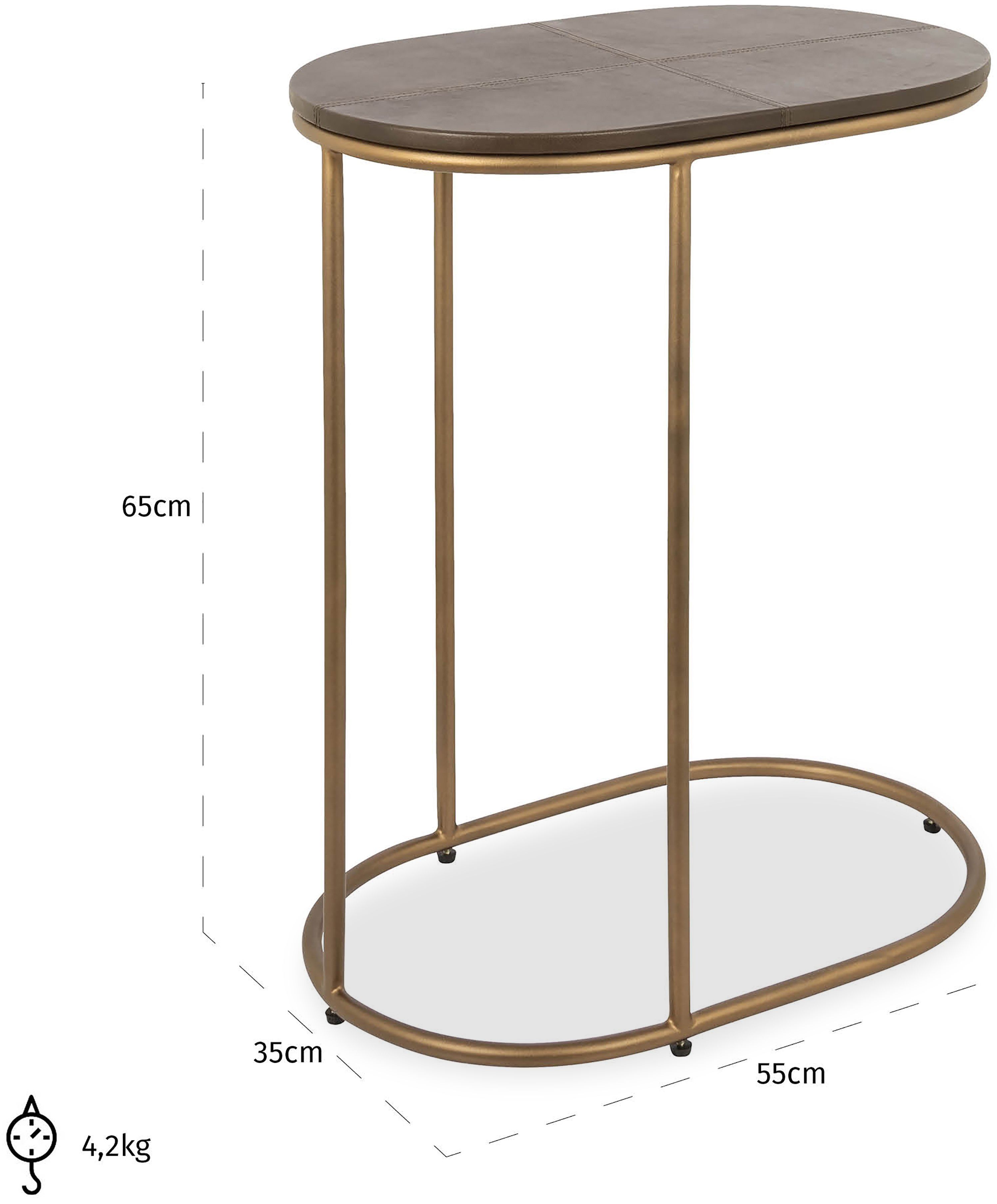 Sofa tafel 825283 Zillon B55 x D35 x H65 cm