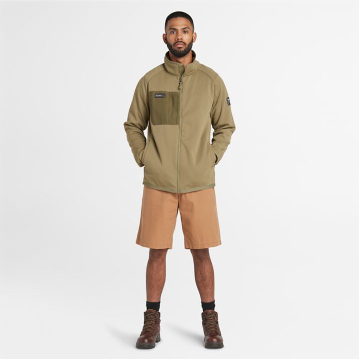 Shorts de trabalho Timberland PRO Son-Of-A-Short para homem, em amarelo escuro.